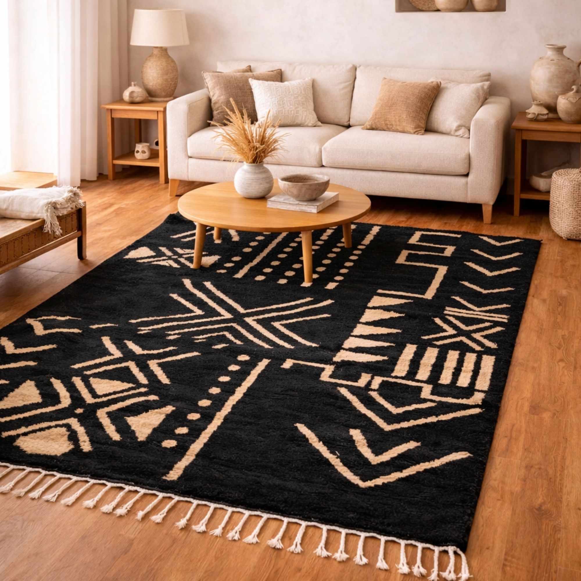 Charcoal Azilal Rug 6x9 ft (183x274 cm) | Nomadinas
